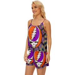 Satin Pajama Short Set 