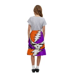 Kids  Ruffle Flared Wrap Midi Skirt 