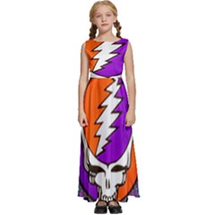 Kids  Satin Sleeveless Maxi Dress 