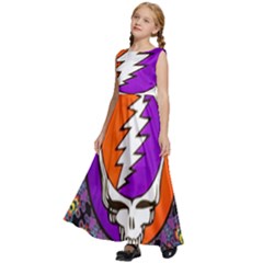 Kids  Satin Sleeveless Maxi Dress 