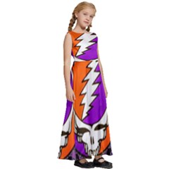 Kids  Satin Sleeveless Maxi Dress 