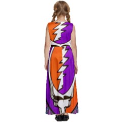 Kids  Satin Sleeveless Maxi Dress 
