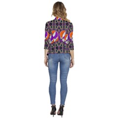 Women s 3/4 Sleeve Ruffle Edge Open Front Jacket 