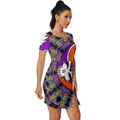 Fitted Knot Split End Bodycon Dress 