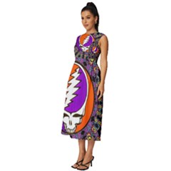 Sleeveless Round Neck Midi Dress 