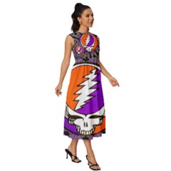 Sleeveless Round Neck Midi Dress 