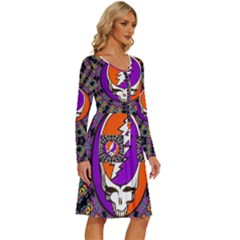 Long Sleeve Dress With Pocket 