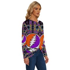 Long Sleeve Crew Neck Pullover Top 