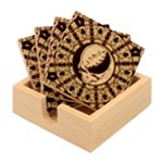 Gratefuldead Grateful Dead Pattern Bamboo Coaster Set