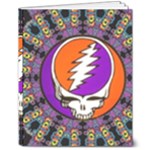 Gratefuldead Grateful Dead Pattern 8  x 10  Hardcover Notebook