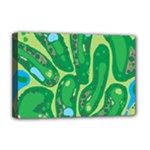 Golf Course Par Golf Course Green Deluxe Canvas 18  x 12  (Stretched)