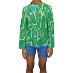 Kids  Long Sleeve Swimwear 