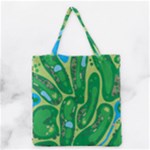 Golf Course Par Golf Course Green Grocery Tote Bag