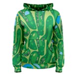 Golf Course Par Golf Course Green Women s Pullover Hoodie