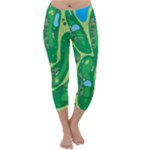 Golf Course Par Golf Course Green Capri Winter Leggings 