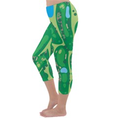 Capri Winter Leggings Back Capri Winter Leggings Back
