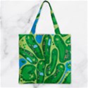 Zipper Grocery Tote Bag 