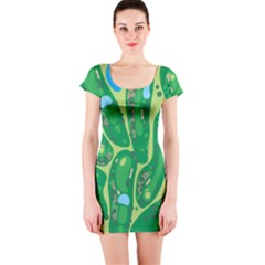 Short Sleeve Bodycon Dress Front