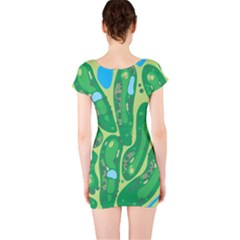 Short Sleeve Bodycon Dress Back