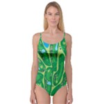 Golf Course Par Golf Course Green Camisole Leotard 