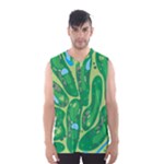 Golf Course Par Golf Course Green Men s Basketball Tank Top
