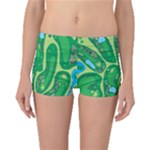 Golf Course Par Golf Course Green Boyleg Bikini Bottoms