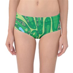 Mid-Waist Bikini Bottoms 