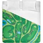 Golf Course Par Golf Course Green Duvet Cover (King Size)