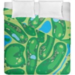 Golf Course Par Golf Course Green Duvet Cover Double Side (King Size)