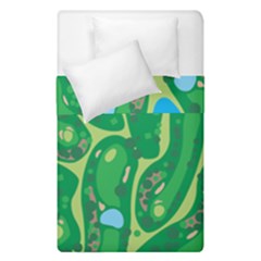 Golf Course Par Golf Course Green Duvet Cover Double Side (Single Size) from ArtsNow.com