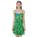 Golf Course Par Golf Course Green Satin Night Slip