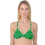 Golf Course Par Golf Course Green Reversible Tri Bikini Top