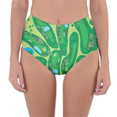 Reversible High-Waist Bikini Bottoms 