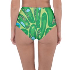 Reversible High-Waist Bikini Bottoms 
