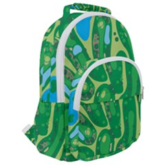 Rounded Multi Pocket Backpack 