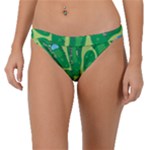 Golf Course Par Golf Course Green Band Bikini Bottoms