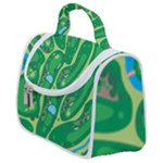 Golf Course Par Golf Course Green Satchel Handbag
