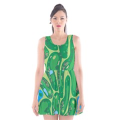 Scoop Neck Skater Dress 