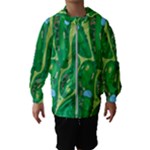 Golf Course Par Golf Course Green Kids  Hooded Windbreaker