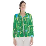 Golf Course Par Golf Course Green Women s Windbreaker