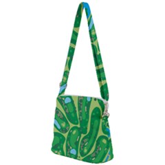 Zipper Messenger Bag 