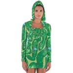 Golf Course Par Golf Course Green Long Sleeve Hooded T-shirt