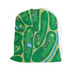 Golf Course Par Golf Course Green Drawstring Pouch (2XL)