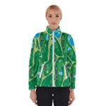 Golf Course Par Golf Course Green Women s Bomber Jacket