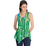 Golf Course Par Golf Course Green Sleeveless Tunic