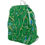 Golf Course Par Golf Course Green Top Flap Backpack