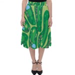 Golf Course Par Golf Course Green Classic Midi Skirt