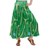 Golf Course Par Golf Course Green Women s Satin Palazzo Pants