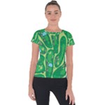 Golf Course Par Golf Course Green Short Sleeve Sports Top 