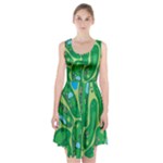 Golf Course Par Golf Course Green Racerback Midi Dress